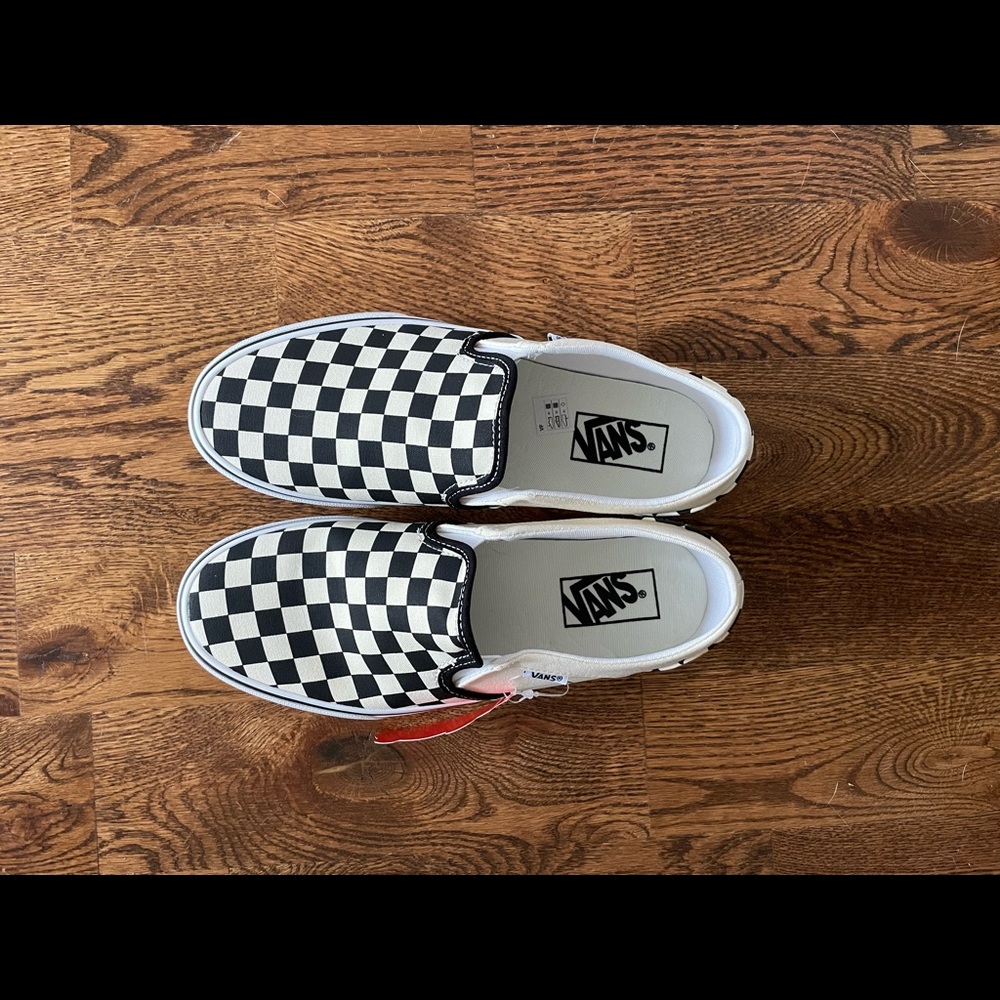 Vans checkerboard slip on